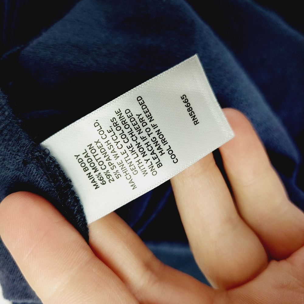 Caslon V-neck Knit Midi Dress Navy - Picture 7 of 7